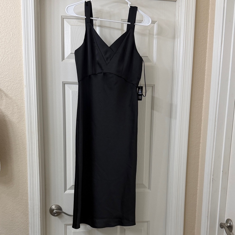 Express Black Midi Dress
